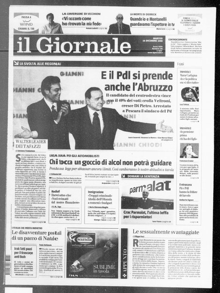 Il giornale : quotidiano del mattino